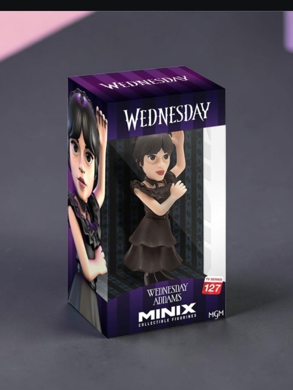 Minix Wednesday Addams In Ball Dress Collectible Figurines TV Series #123